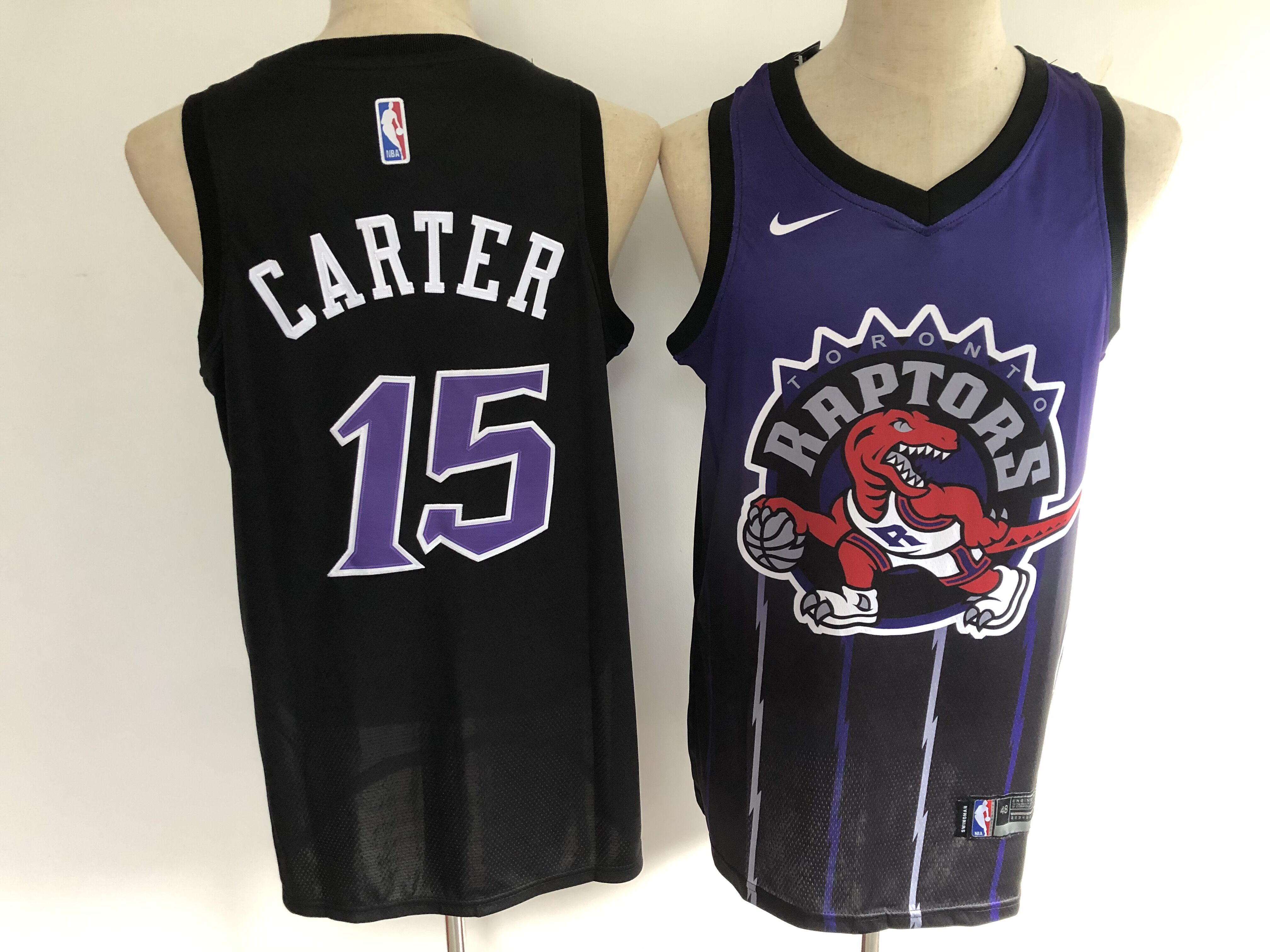 2020 Men Toronto Raptors 15 Carter Purple NBA Jerseys